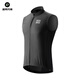 ROCKBROS Windproof Vest Cycling Clothing Road Cycling Windbreaker Vest Sleeveless Top Men and Women Spring and Summer Black M
