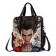 Chengliu Cool Cartoon Canvas Легкая сумка для обучения для учеников средней школы Nezha та же самая большая сумочка для царапины для детей может быть наклонена на схеме высокой узоры, водонепроницаемой и грязной двойной тренировки D15786.