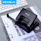 Kedeyou double hole 2-hole puncher positioning ruler binding machine loose leaf heavy duty punch 40 pages small round hole ring hole 20 sheets blue and black mixed hair #9738 latch model