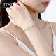 TTMIX new Chinese twist PT950 bracelet chain platinum fashionable oval platinum bracelet for girlfriend 11.7-11.9g thick 2.7mm