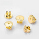 DL 1998 Fat Donglai same style earring plugs to prevent ear falling out, anti-falling 18k gold earring plugs, super tight ear buckle, ear tugging, gold large size 1 pair