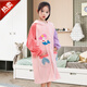 Baifei bath towel can be worn and wrapped around boys and girls bath skirt cloak long-sleeved water-absorbent quick-drying non-pure cotton water-absorbent children's bathrobe children's bathrobe-Mermaid (small size) suitable for height