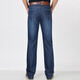 Jeans de la escuela electrónica de otoño hombres jóvenes jóvenes y de mediana edad de alta cintura recta pantalones casuales de negocios del verano pantalones de hombre de gran tamaño 5155 azul claro [estilo grueso de primavera y otoño] 32 [2 pies 5 cintura]