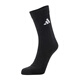 Chaussettes adidas chaussettes masculines chaussettes de sport pour femmes sportiels en atténuation d'humidité et transpiration de chaussettes décontractées de chaussettes à haut haut JC9272 Black and White Grey à trois paires L-4346