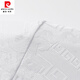Pierre Cardin Ice Silk Cool Jacquard Craft T-shirt à manches courtes pour hommes Casual Young Men's Top Top Soft Clothes Black 753 XL recommandé (140-160jin [Jin est égal à 0,5 kg]))