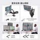 Aigesheng ergotron Aigesheng new upgraded LX PRO superimposed dual-screen dual-arm monitor bracket desktop computer lifting robot arm 45-690 matte black superimposed double-arm load-bearing 1.8-10kg table clip type