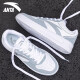 
Anta Air Force No. 1 men's shoes for spring and summer breathable new Korean style trendy thick-soled student running casual sports shoes -5 pure white/fog gray [recommended] 42