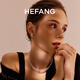 HEFANG He Fang Jewelry Starburst Earrings Elegant Simple Earrings Women's High-end Birthday Gift for Girlfriend