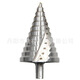 Gran tamaño de 6-60 mm Aperreador de acero de alta velocidad Groove Spiral Stead Drill Turde Torre Taladro Triangular Taladro Multifuncional Taladro Instalación de tuberías de plástico de 6-60 mm [679g] 115
