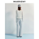 Maxrieny Exquisites täglicher Sinn für Mikroflüsse bestickte zerrissene Jeans für Frauen 25 Sommer Leicht-Denim Blue Hosen Leichte Denim Blue M.