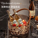 Jefferman JEEFORM light luxury high-value ice bucket portable thickened imitation glass KTV champagne beer internet celebrity bar ice bucket high-end (large size) transparent white