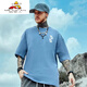 Scarecrow (mexikanischer) Sommer Trendy T-Shirt Herren neuer kurzärmeliger nationaler Trend-INS-Trend plus Fett plus Fett 300 Jin [Jin entspricht 0,5 kg] Lose halbärmelige Männer T733 Black 3xl 145165 Jin [Jin gleich 0,5 kg]