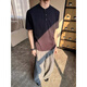Fumile American Retro Genry Neck Forteced Fot Fot Fort Men's Men's Summer Thin Old Money Style Polo Рубашка Cleanfit Тенди бренд с половиной легкой серой. Рекомендуется 120JIN [JIN равен 0,5 кг] до 140JIN [JIN равен 0,5 кг]