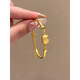RSRDDY Old Phoenix Gold Store style gold-plated bracelet for women affordable fashion Hello Kitty half bracelet half chain bracelet bracelet temperament ty cat bracelet