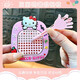 Magnetischer Stahlkugel Zeichnungsbrett Sanrio Magnetischer Stahlkugel Schreiben Zeichnungsbrett Schlüsselbeine Heimkinder -Spiel Magnetische Perle Ein magnetischer Stahlball -Kugel Zeichnungsbrett lila Sanrio