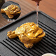 Meikejie color-changing tea pet ornaments golden toad tea table toad boutique tea accessories tea table creative color-changing tea pet ornaments golden toad tea table toad boutique tea