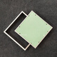 Xiangwei hidden gypsum board inspection port aluminum alloy ceiling inspection port invisible repair hole air conditioning pipe support plate inspection opening (outer diameter) 400x400 inner diameter 375x375