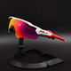 
OAKLEY O9275 cycling glasses outdoor sports running windproof sand polarized sunglasses 5 lenses with myopia frame sunglasses transparent gray frame red sheet single-send ordinary mirror box