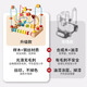 旗木绕珠玩具婴幼儿童0-1岁周岁宝宝蒙氏早教串珠新生儿手眼协调玩具 榉木水果三线绕珠【无漆可啃咬】