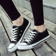 European Pastoral couple canvas shoes for men 2025 summer new low top casual sports shoes for men trendy and versatile (PJ) 6621 black 44