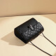 
CITICITY Bag Women's Bag Luxury One-Shoulder Crossbody Bag 2025 New Fashion Diamond Chain Bag Gift to Girlfriend 520 Gift Black (Exquisite Gift Box)