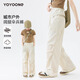 
Pitt children's work pants spring and summer quick-drying pants for girls 2025 new outdoor mountaineering paratrooper pants for girls large children summer pants 15261 light khaki + 15265 apricot color 130 cm