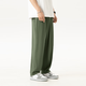 
Miniso (MINISO) cool ice silk pants for men's summer new comfortable and breathable high-slimming straight-leg casual pants Black M