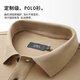 Shanshan [50 pure cotton] short-sleeved T-shirt for men's thin, breathable, skin-friendly, soft POLO collar stretch casual men's top
