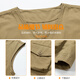 Jeep (JEEP) Vest Men's Spring and Autumn Casual Fishing Vest Workwear Multi-Pocket Fishing Suit Sleeveless Jacket Khaki L