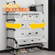 Small craftsman material shoe rack dust-proof home door multi-layer closed dormitory small simple storage rack 6 layers