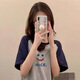 COLORFUL GEMS春夏季显瘦睡裙宽松短袖韩版家居长裙 1105#灰色表情包裙 均码