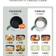 MorningSo electric cooker, small electric cooker, all-in-one multifunctional cooker, dormitory electric cooker, small electric cooker, dormitory use for 1-2 people, multifunctional electric cooker, mini instant noodle cooker, 1.8L Moran green, non-stick pot liner