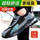 Labor protection shoes for men in summer, breathable, wear-resistant, non-slip, insulated, anti-static, anti-smashing and anti-stab, steel toe, Laobao work site 9918, summer breathable, lightweight fly-knit style 40