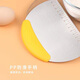 Stainless steel noodle knife, non-stick scraper, flour bread cutting rice roll scraper, silicone pad, special random color, + PP handle