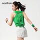 Macondo [neues Produkt] Sportweste 3 Generation Herren und Frauen nass absorbierende schnelle trocken atmungsaktive Marathon-Training Running ärmellose T-Shirt Fresh Mint-Men M