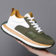 CHANGXIANG HUILI Estación europea Zapatos para hombres de invierno Feeling All-Match Sports and informal Forrest Gump Shoes Teen Running Anti-Slip Dad Tendy Shoes CS9903 Green 39