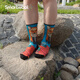 Smartwool New Product Frauen Wanderung Richtungsschockabsorbing Druckmittel mit mittleren Röhrchen Socken Merino Wolle Socken Outdoor Socken Sportsocken 2687 Capri Farbe 810 s (geeignet für Fußgröße 34-37)