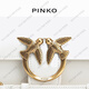 PINKO女士经典光面斜挎飞鸟包AF官方旗舰正品 Z14Q