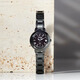 Citizen Women's Watch XC Series Crosscy Photoélectrique Radio WADVE WATCH SAPHIRE VERRE ELLEGANT TEMPERAment Watch ES9435-77E Black