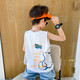 Zuoxi Children's Vest Summer Thin Style Boys Sleeveless T-Shirt Pure Cotton 2025 New Sports Summer Top White 130