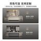 Boss desk office desk and chair combination simple modern light luxury double cabinet executive desk manager desk executive desk furniture McKinley + Khaki installation consultation customer service 1.6 meters + classic single cabinet Qiancheng package delivery