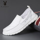 Playboy (playboy physique) Chaussures masculines Summer des chaussures toile respirante chaussures de paresseux décontractés pour hommes Pédale vieille chaussures de tissu beijing