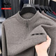 Klassiker-Auto-Pullover für Männer halb hohe Reißverschlüsse im Herbst und Winter neuer Stil verdickter und warmer Dad Basis-Strickpullover mit mittlerem Alter für Männer TM-9926 Haqing 10xl 16590-110Jin [Jin entspricht 0,5 kg]