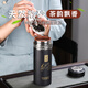 Zixin Yayun Zisha Inner Bottom Insulation Cup for Men and Women High-end Business Souvenir Tea Water Separation Tea Cup Cup Gift Customization Phoenix Black Set-Wooden Box 450ml