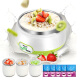 Junmo [50 bacteria powder + 3 minutes cup] Yogurt machine for household full automatic multi-function mini natto machine rice wine fermentation machine upgrade: stainless steel inner liner