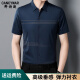
Cancymar Customized Ice Silk Short Sleeve Shirt Men's Young Men 2025 Summer Middle-aged Droop Business Casual Stripe Stripe Shirt P-9928 Dark Blue M 165 Recommended 90~120Jin [Jin equals 0.5 kg]