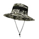 Hat men fishing fisherman hat men's big edge sun hat sun protection hat young mountaineering hat covers the face sun gray
