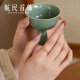 
Hangmin Jewelry Qiankun Circle Gold Ring Foot Gold Ancient Method Nezha National Style Ring XYH2694 Working fee is 400 yuan/piece 4.30g No. 12