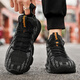 Changxiang Huili Men's Shoes in Summer Nuevos zapatos de malla delgada transpirable versátiles de papá casual con zapatos deportivos al aire libre para hombres rf-aa9909 negro gris 42