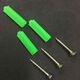 He Jiagong green plastic expansion tube expansion rubber plug 8mm self-tapping screw expansion plug expansion plug rubber granule M8 expansion screw 1 package 50 screws + 50 rubber plugs